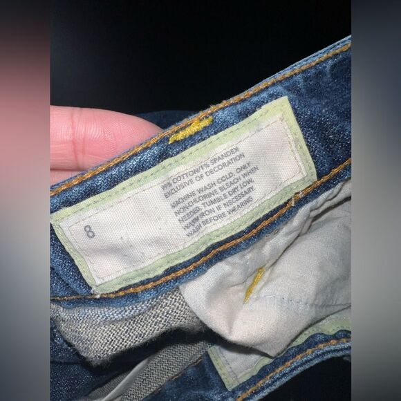 Ann Taylor LOFT Blue Original Boot Jeans Size 8 EUC - Picture 6 of 10